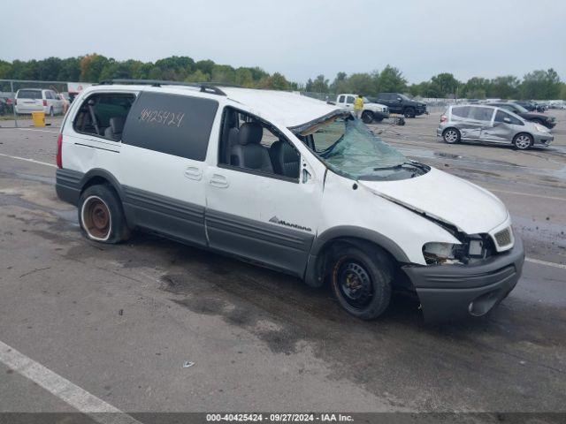  Salvage Pontiac Montana