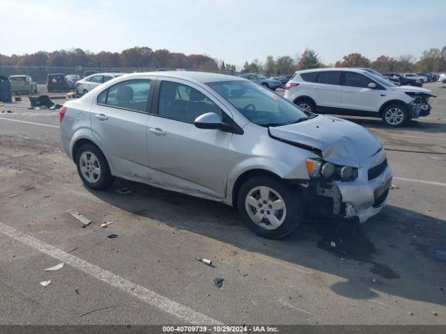  Salvage Chevrolet Sonic