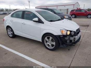  Salvage Chevrolet Sonic