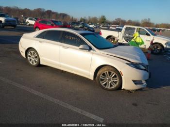  Salvage Lincoln MKZ Hybrid