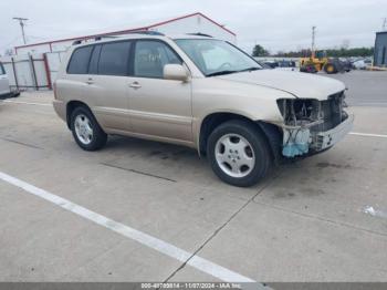  Salvage Toyota Highlander