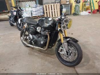  Salvage Triumph Motorcycle Thruxton