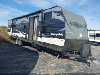  Salvage Keystone Springdale Travel Trailer