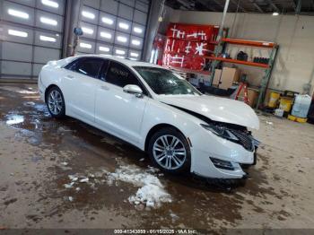  Salvage Lincoln MKZ Hybrid