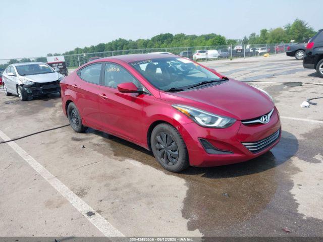  Salvage Hyundai ELANTRA