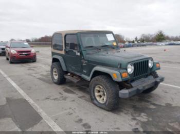  Salvage Jeep Wrangler