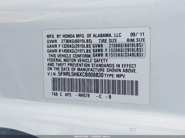 Honda Odyssey Ex-l Image 7