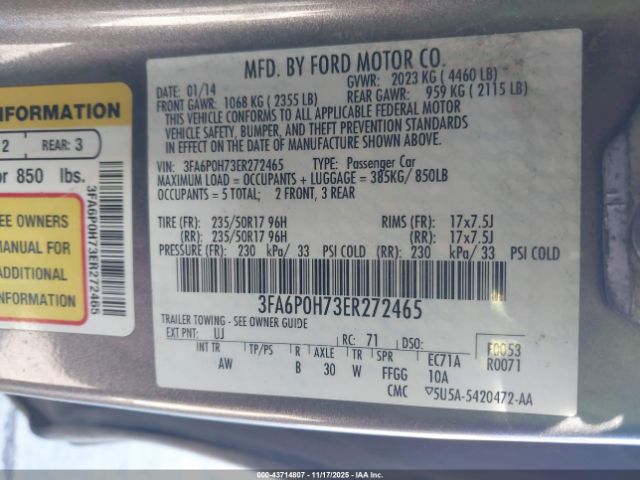 Ford Fusion Se Image 16