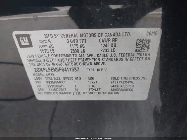 Chevrolet Equinox 1lt Image 9