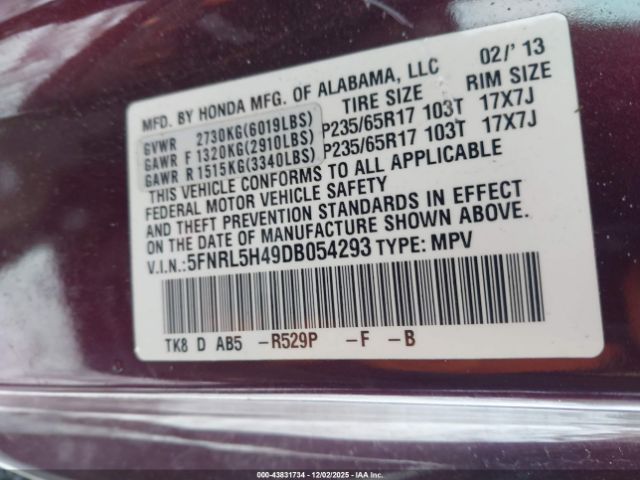 Honda Odyssey Ex Image 7